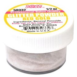 1/2 Ounce Red Gold - Glitter Acrylic Powder by Sassi for Beautiful Nails