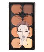 Ruby Kisses 3D Contour Artist Powder Palette Light Medium RPCP LM