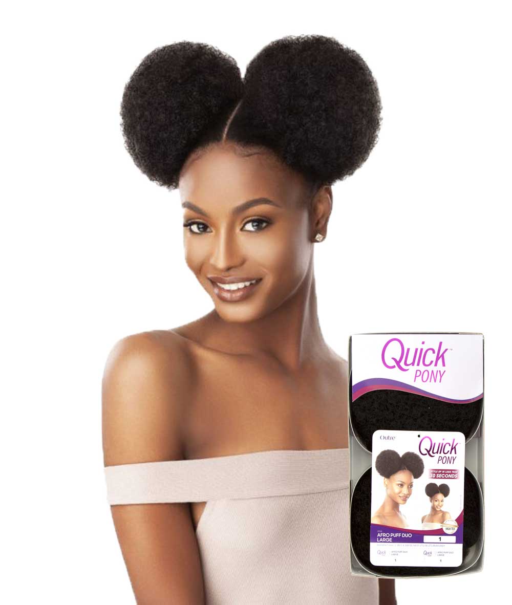 Afro Puff Duo Large #4