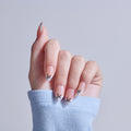 Kiss Core Design Press On Fake Glue Nails - Our Moment | French Tips, White, Medium, Almond official pack