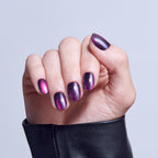 Kiss Glam Embellished Press On Fake Glue Nails - Simple Joys | Design, Purple, Short, Round official pack