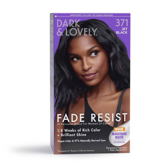 Dark & Lovely Fade Resist Hair Color 371 Jet Black 371