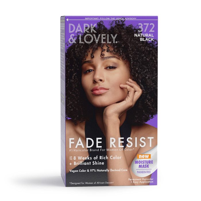 Dark & Lovely Fade Resist Hair Color 372 Natural Black 372