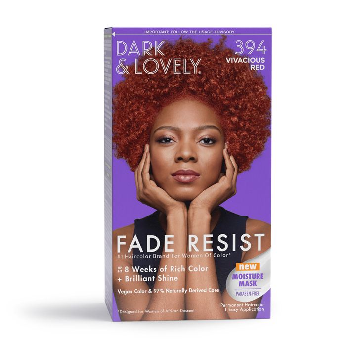 Dark & Lovely Fade Resist Hair Color 394 Vivacious Red 394