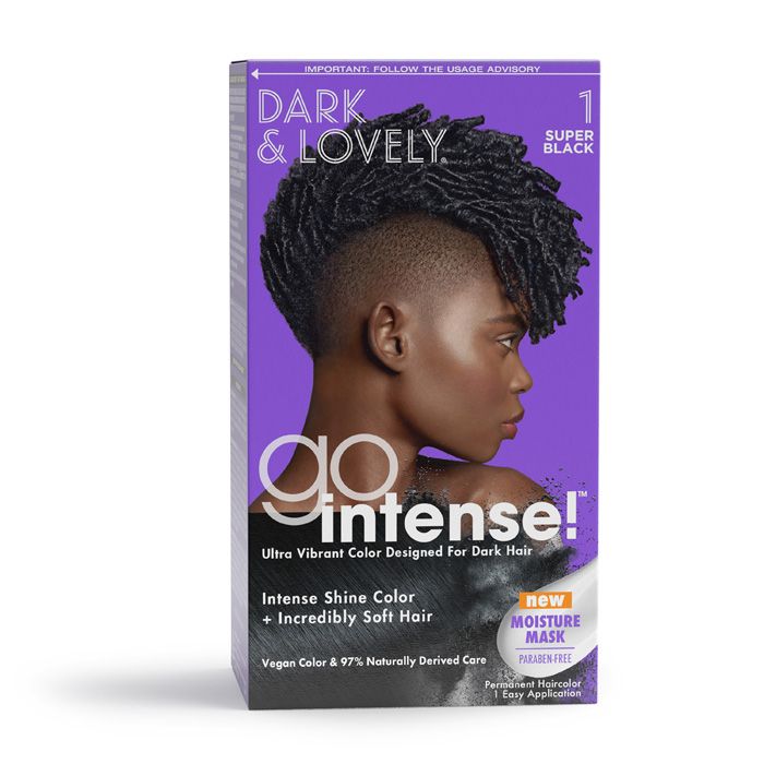 Dark & Lovely Go Intense Hair Color 1 Super Black