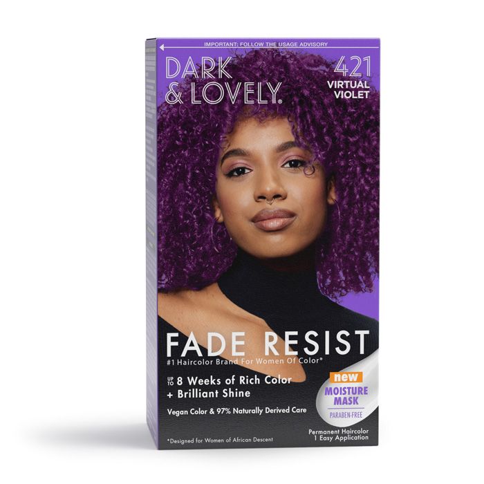 Dark & Lovely Fade Resist Hair Color 421 Virtual Violet 421