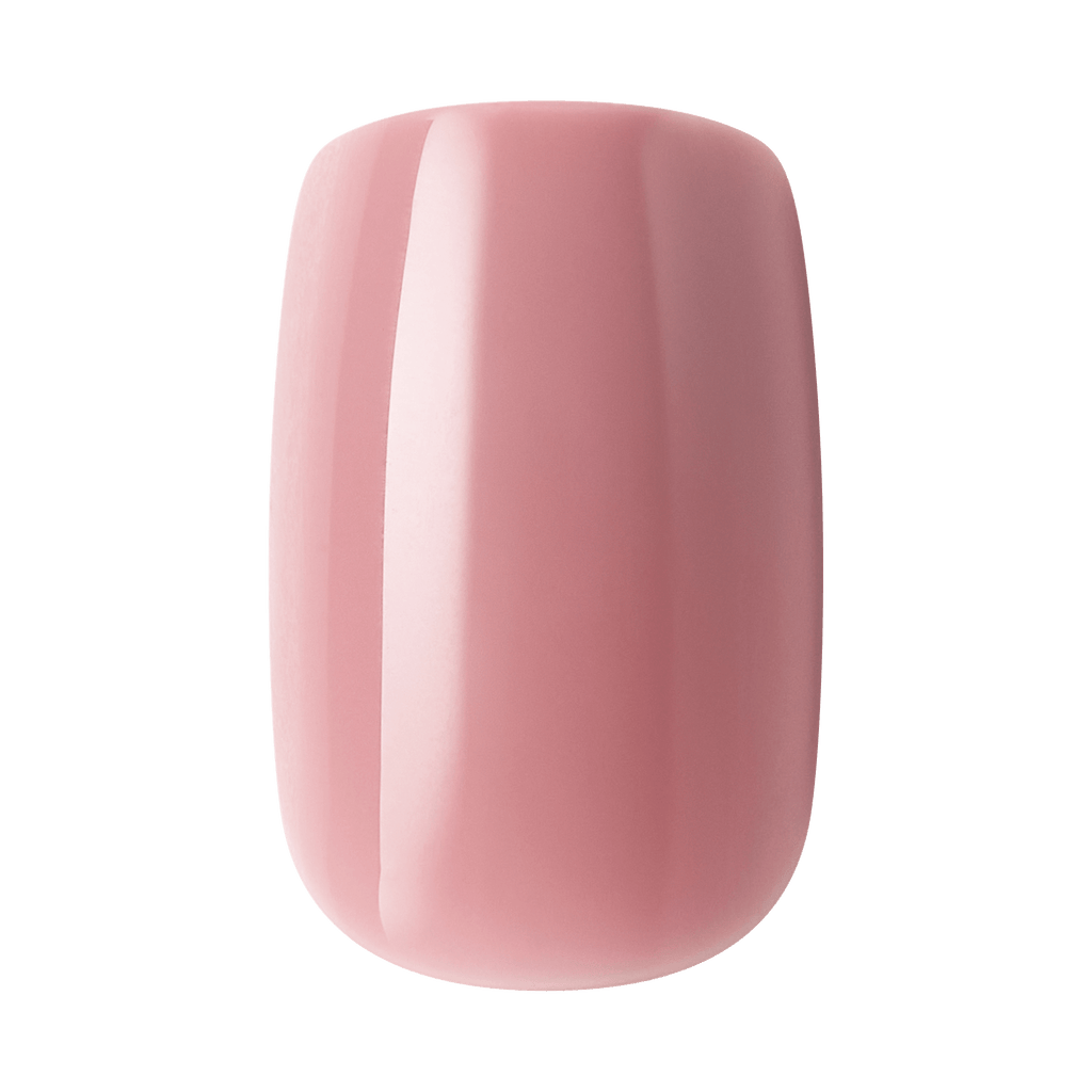 Kiss Core Color Press On Fake Glue Nails - Felicity | Solid, Pink, Short, Squoval official pack