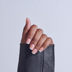 Kiss Core French Press On Fake Glue Nails - Snapshot | French Tips, White, Short, Squoval official pack