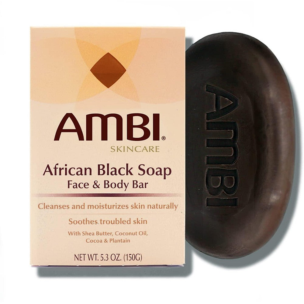 Ambi African Black Soap Face & Body Bar