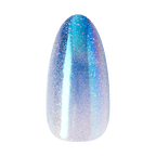 Kiss Glam Embellished Press On Fake Glue Nails - Glow Forever | Design, Blue, Medium, Almond official pack