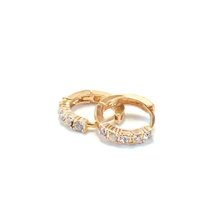 Cl - Fab Huggie Earring Gold (hg8)