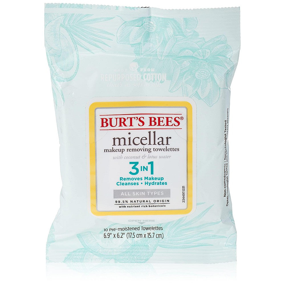 Burt's Bees Micellar Facial Towelettes 10ct