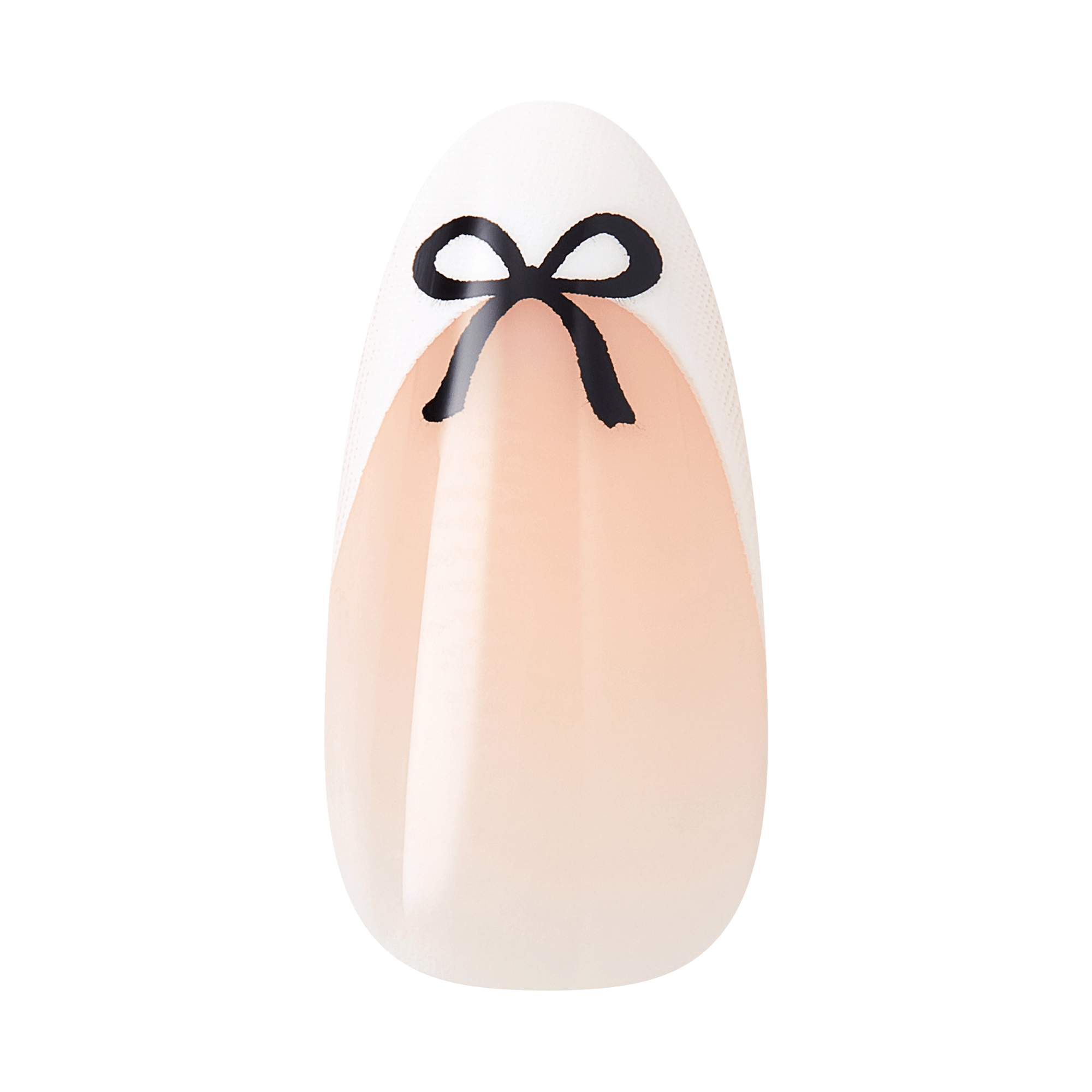 Kiss Core Design Press On Fake Glue Nails - Our Moment | French Tips, White, Medium, Almond official pack