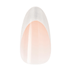 Kiss Core Magnetic Press On Fake Glue Nails - Patchouli | French Tips, Silver, Medium, Almond official pack