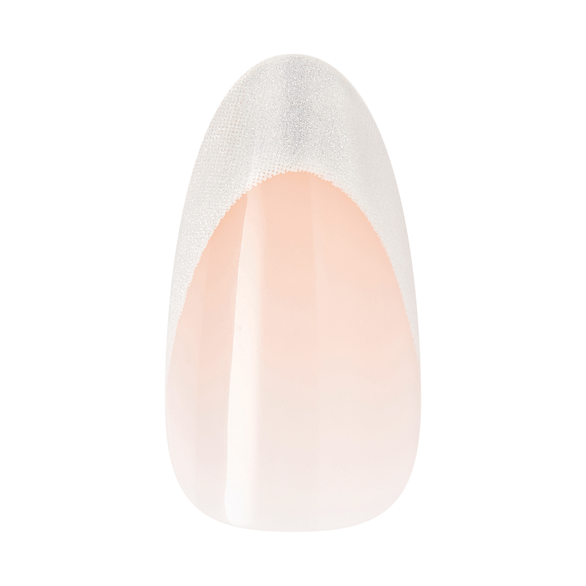 Kiss Core Magnetic Press On Fake Glue Nails - Patchouli | French Tips, Silver, Medium, Almond official pack