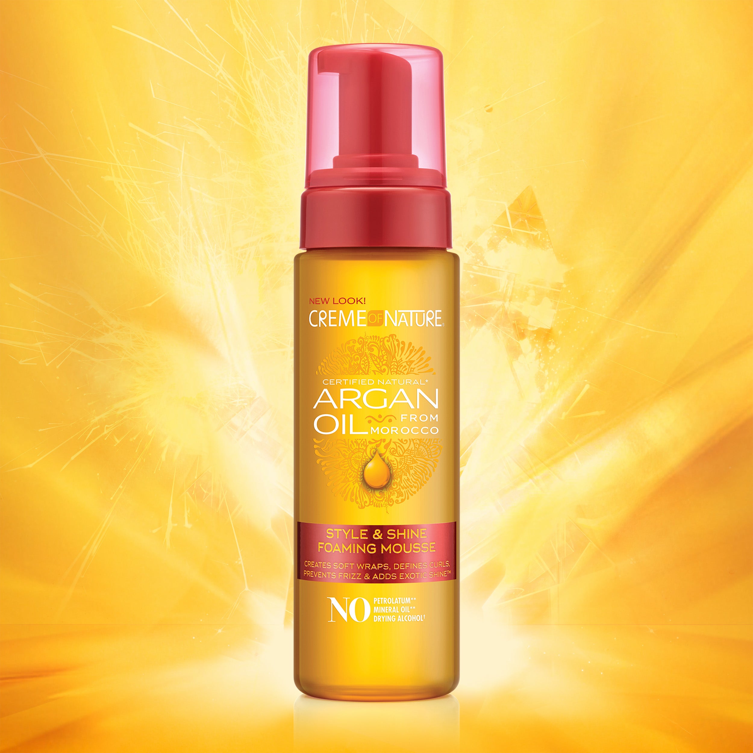 Creme Of Nature Style And Shine Foaming Mousse 7oz