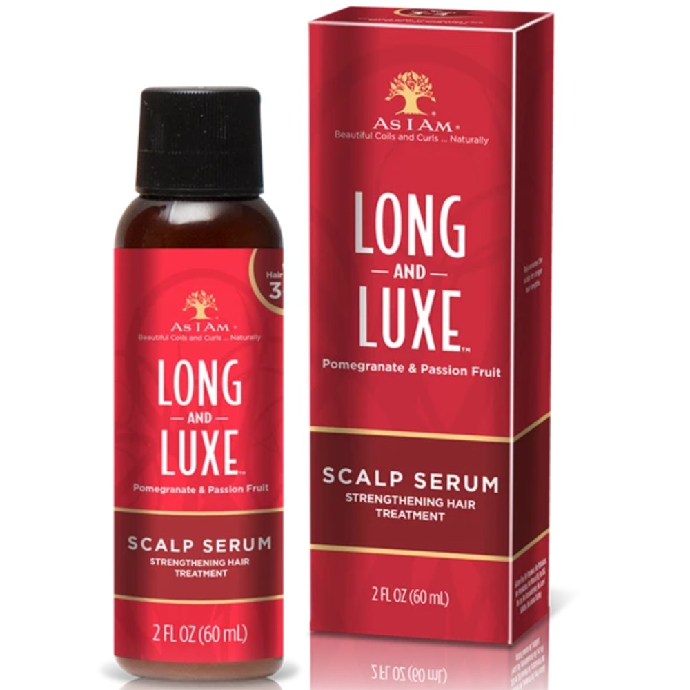 As I Am Long & Luxe Pomegranate Scalp Serum Strengthening Hair Treatment 2 Oz *