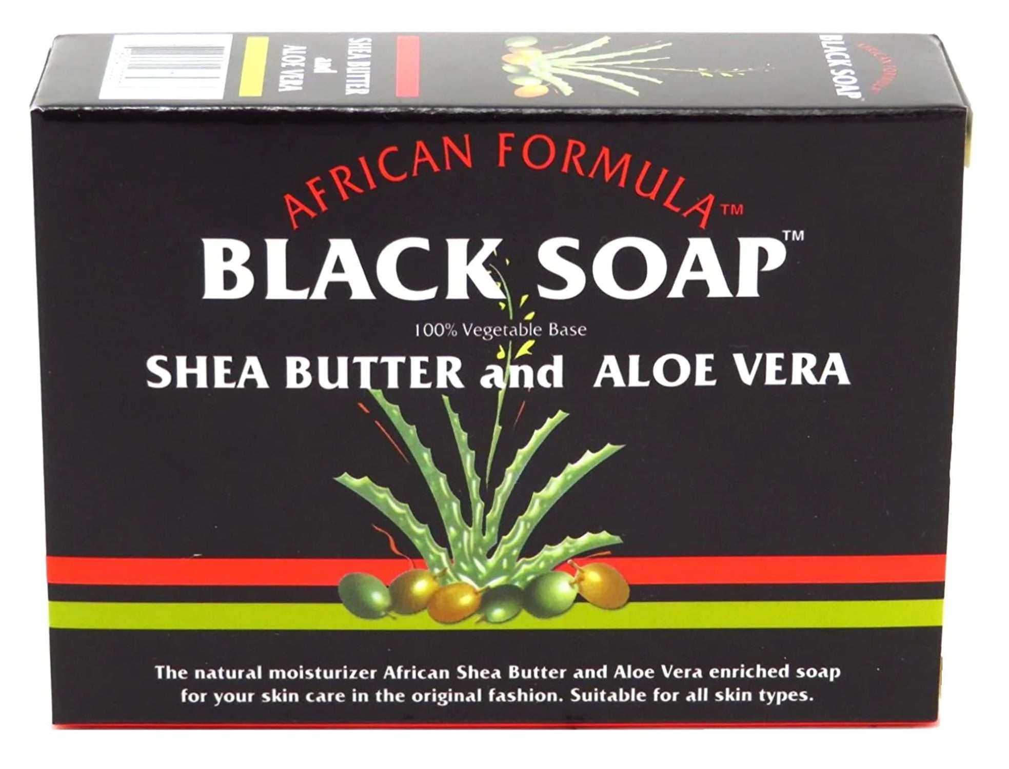 African Formula Black Soap Shea Butter And Aloe Vera