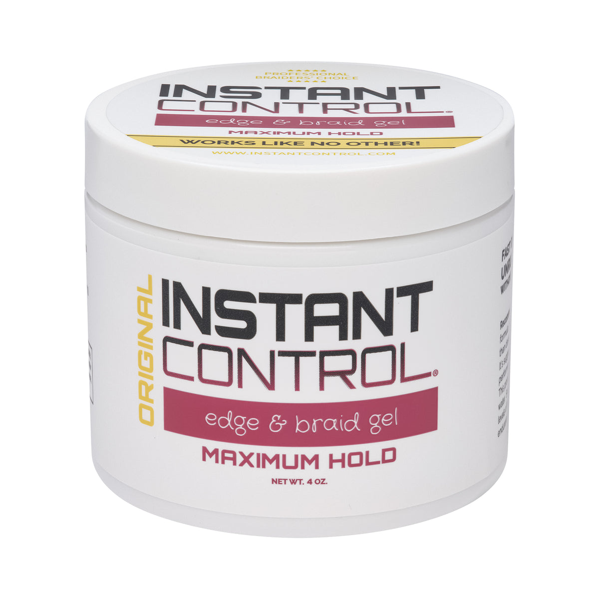 Instant Control Edge And Braid Gel 4 Oz