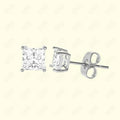 GNS - Silver Square Stud Earrings (CUST5S)