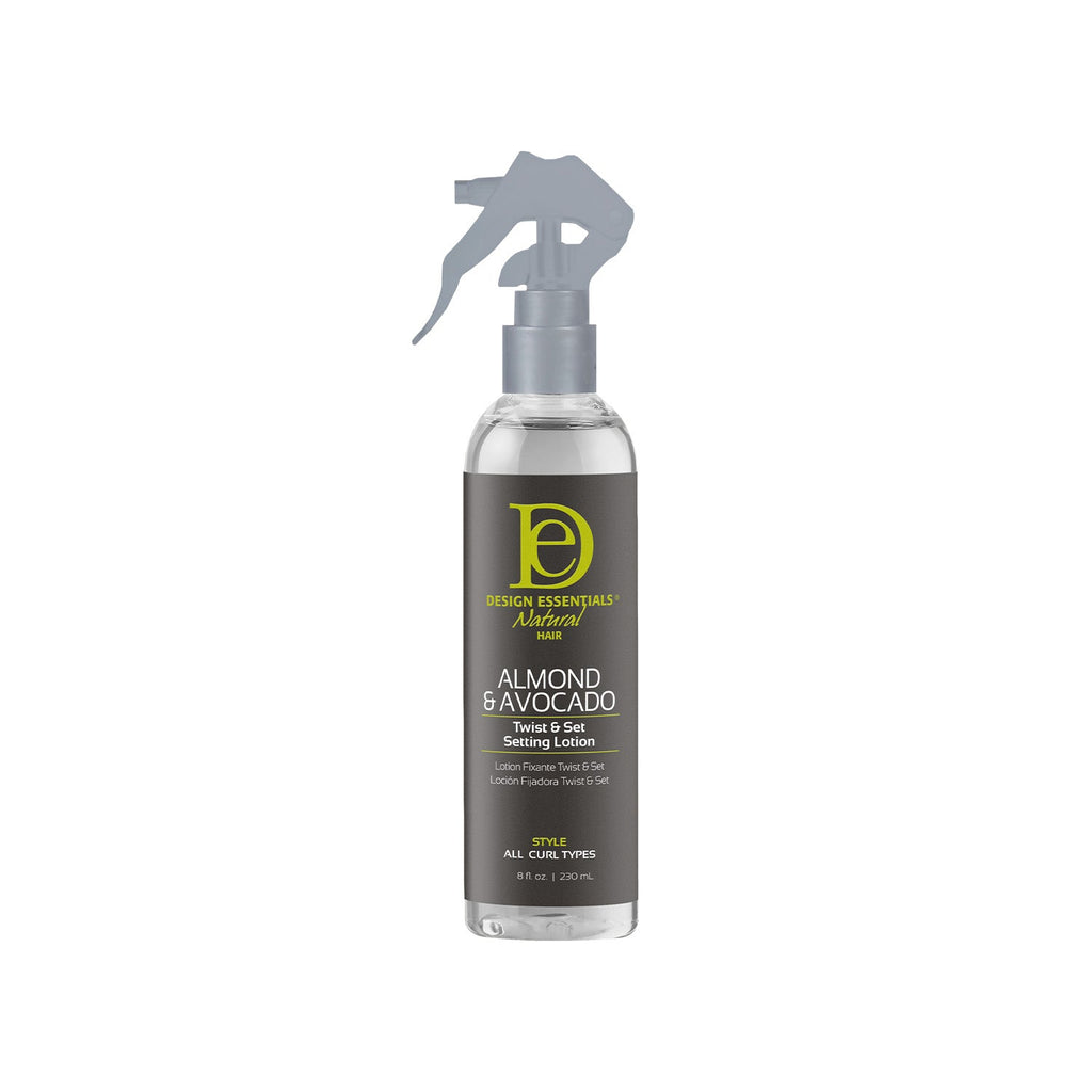 Design Essentials Almond & Avocado Twist & Set Setting Lotion 8 Oz — official pack photo 43007 (AA-TWISTSET-8OZ-FRONT-0823-WO_1500x1500_1869a876-bc00-4079-880f-859dda36280b.jpg) from designessentials.com