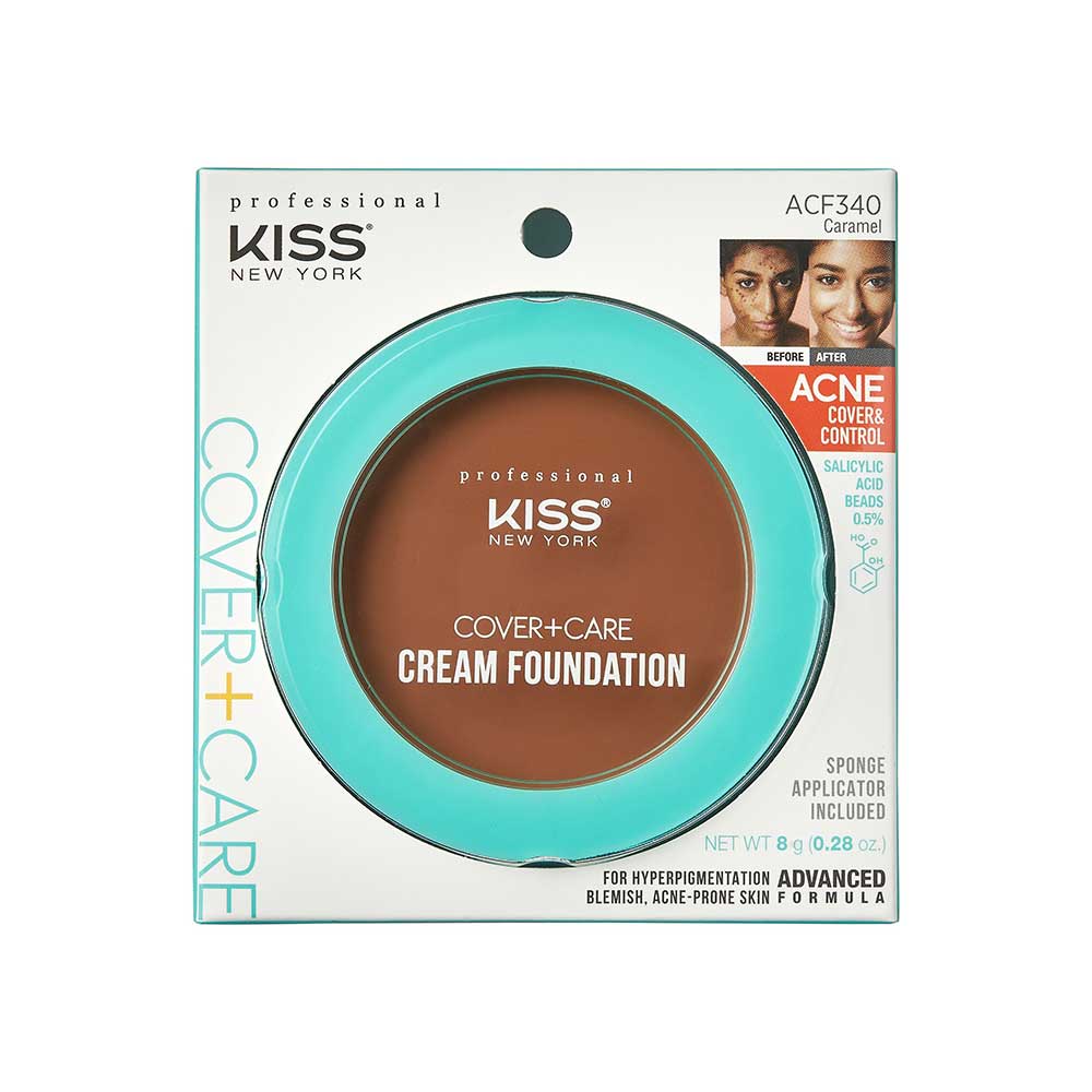 Kiss Cover+Care Cream Foundation ACF340