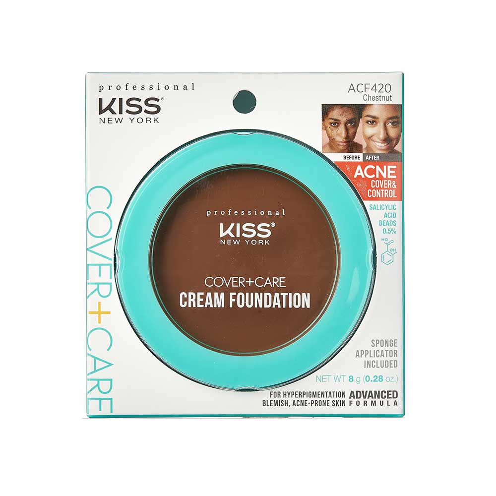 Kiss Cover+Care Cream Foundation ACF420