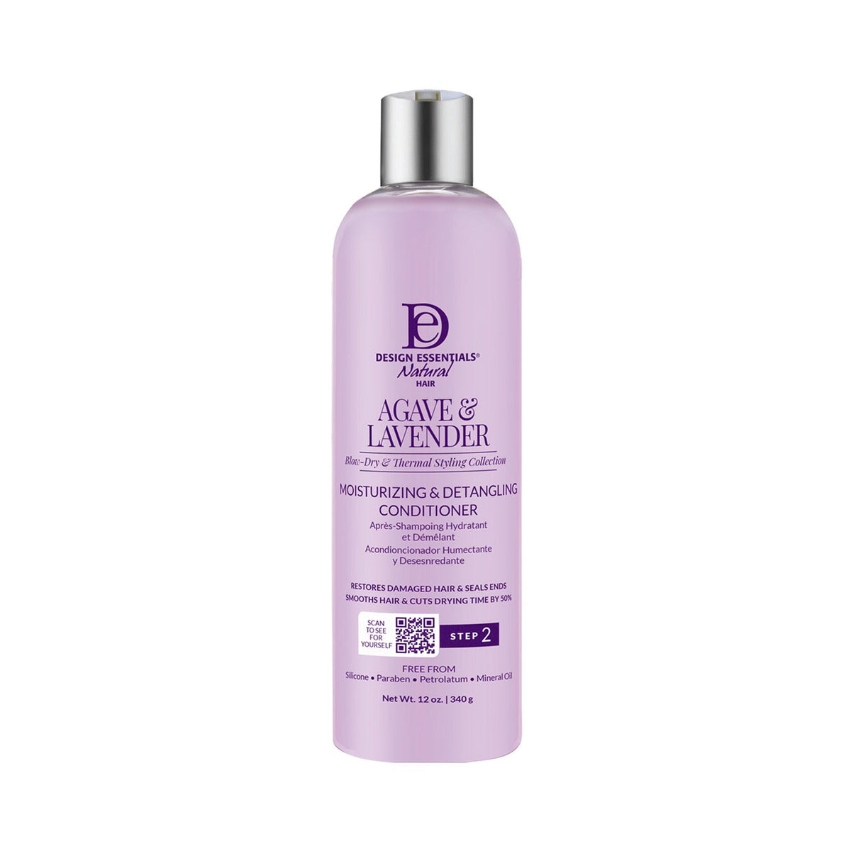 Design Essentials Agave & Lavender Moisturizing & Detangling Conditioner 32oz