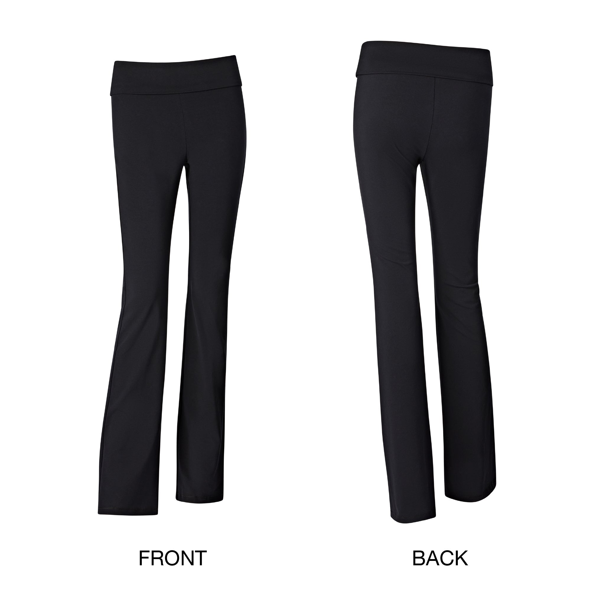 Arria Soft Jersey Foldover Flare Leggings official pack