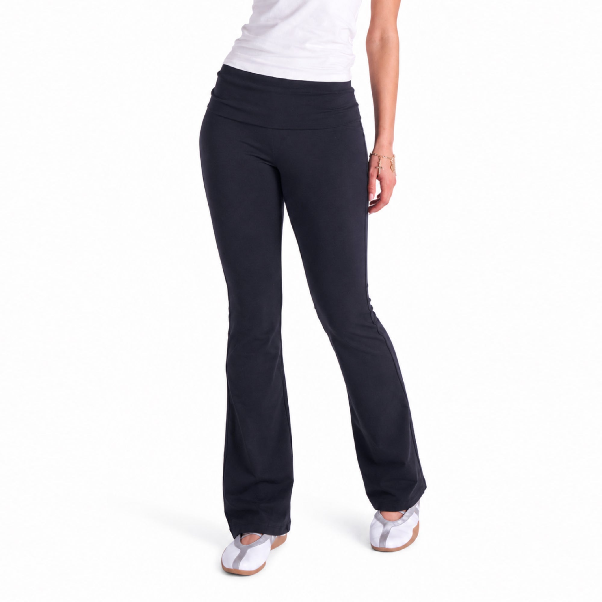 Arria Soft Jersey Foldover Flare Leggings official pack