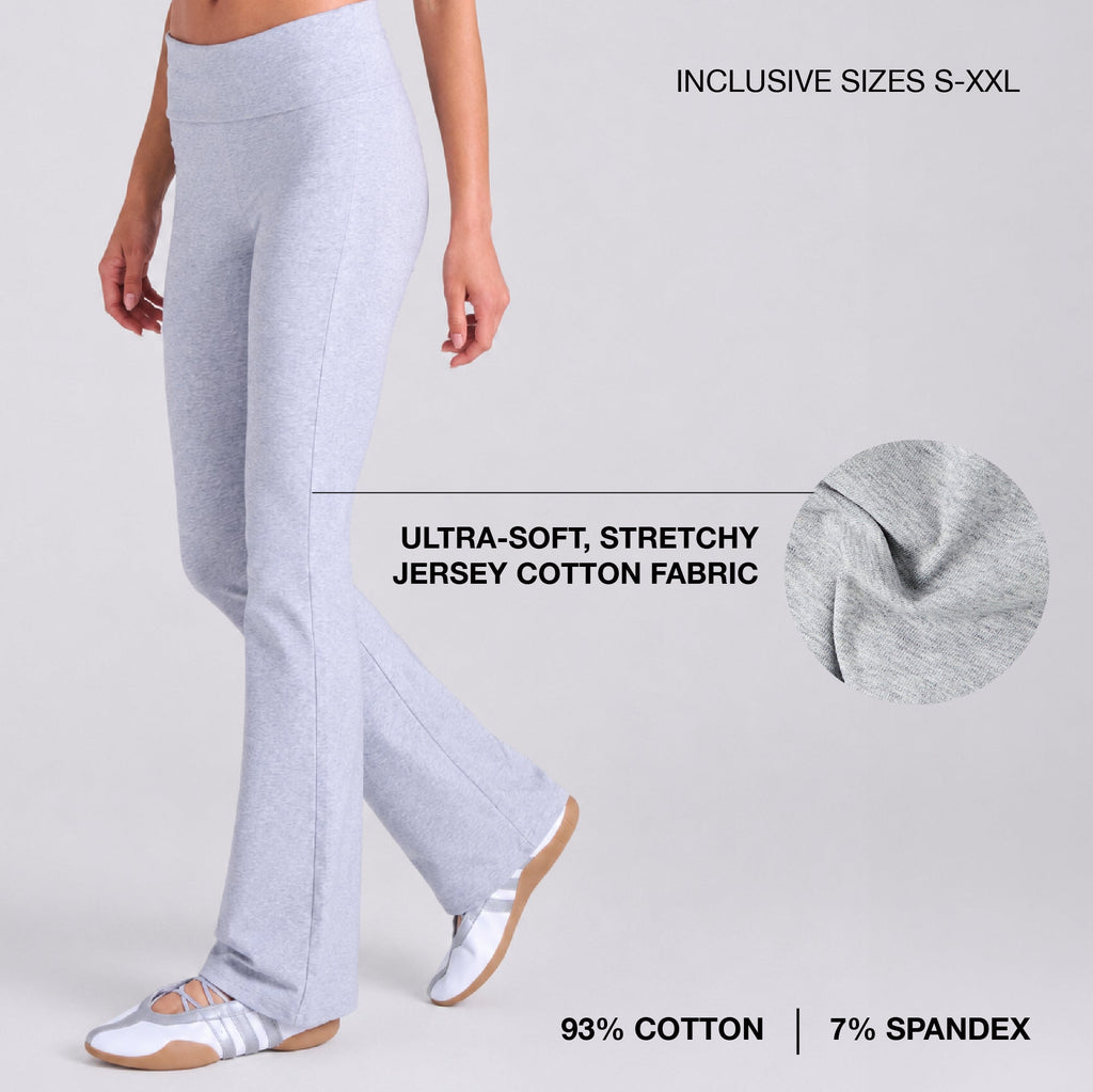 Arria Soft Jersey Foldover Flare Leggings official pack