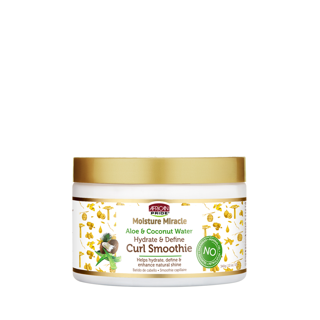 African Pride Moisture Miracle Aloe & Coconut Water Curl Smoothie 12 oz