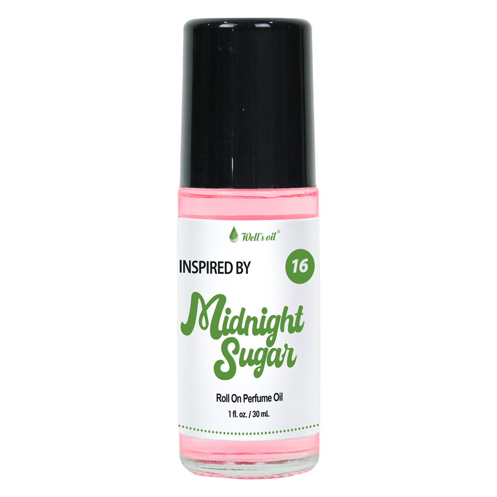 Wells Oil Premium Perfume Body Oil 1 oz Midnight Sugar BBR16E