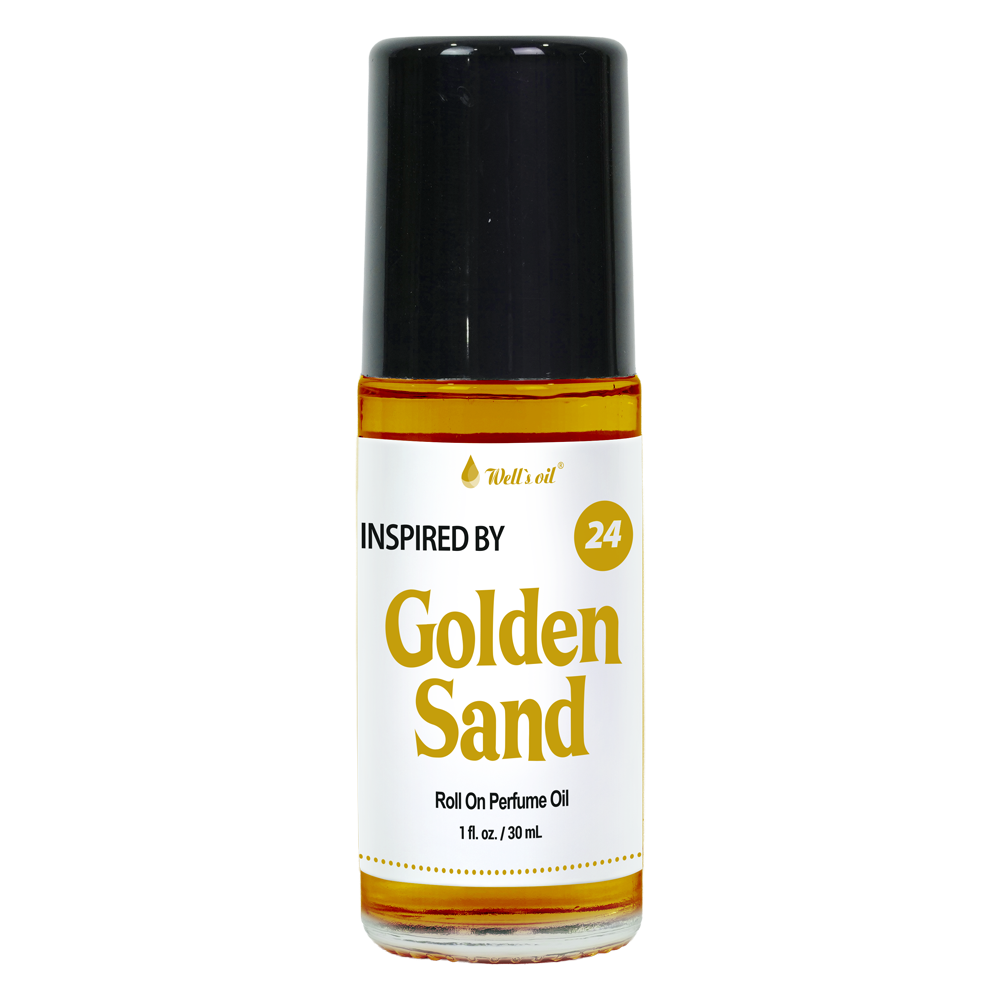 Wells Oil Premium Perfume Body Oil 1 oz Golden Sand BBR24E