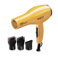 RED by KISS 2000 Ceramic Detangler Hair Dryer 3 Styling Attachments - Red 2000 Ceramic Detangler Dryer Yellow official pack