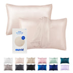 MAVIE Satin Pillowcase Set of 2 – Standard Size 20” x 26” official pack