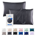 MAVIE Satin Pillowcase Set of 2 – Standard Size 20” x 26” official pack