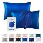 MAVIE Satin Pillowcase Set of 2 – Standard Size 20” x 26” official pack
