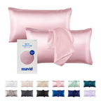 MAVIE Satin Pillowcase Set of 2 – Queen Size 20" x 30" official pack