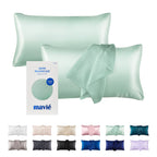 MAVIE Satin Pillowcase Set of 2 – Queen Size 20" x 30" official pack
