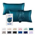 MAVIE Satin Pillowcase Set of 2 – Queen Size 20" x 30" official pack