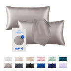 MAVIE Satin Pillowcase Set of 2 – Queen Size 20" x 30" official pack