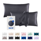 MAVIE Satin Pillowcase Set of 2 – Queen Size 20" x 30" official pack