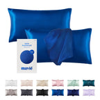 MAVIE Satin Pillowcase Set of 2 – Queen Size 20" x 30" official pack