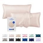 MAVIE Satin Pillowcase Set of 2 – King Size 20" x 36" official pack