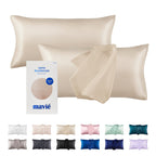 MAVIE Satin Pillowcase Set of 2 – King Size 20" x 36" official pack