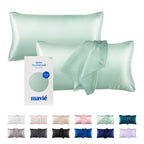 MAVIE Satin Pillowcase Set of 2 – King Size 20" x 36" official pack