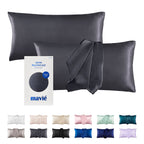 MAVIE Satin Pillowcase Set of 2 – King Size 20" x 36" official pack
