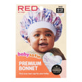 RED by KISS Baby Satin Hair Bonnet Sleep Cap - Purple Ikat official pack