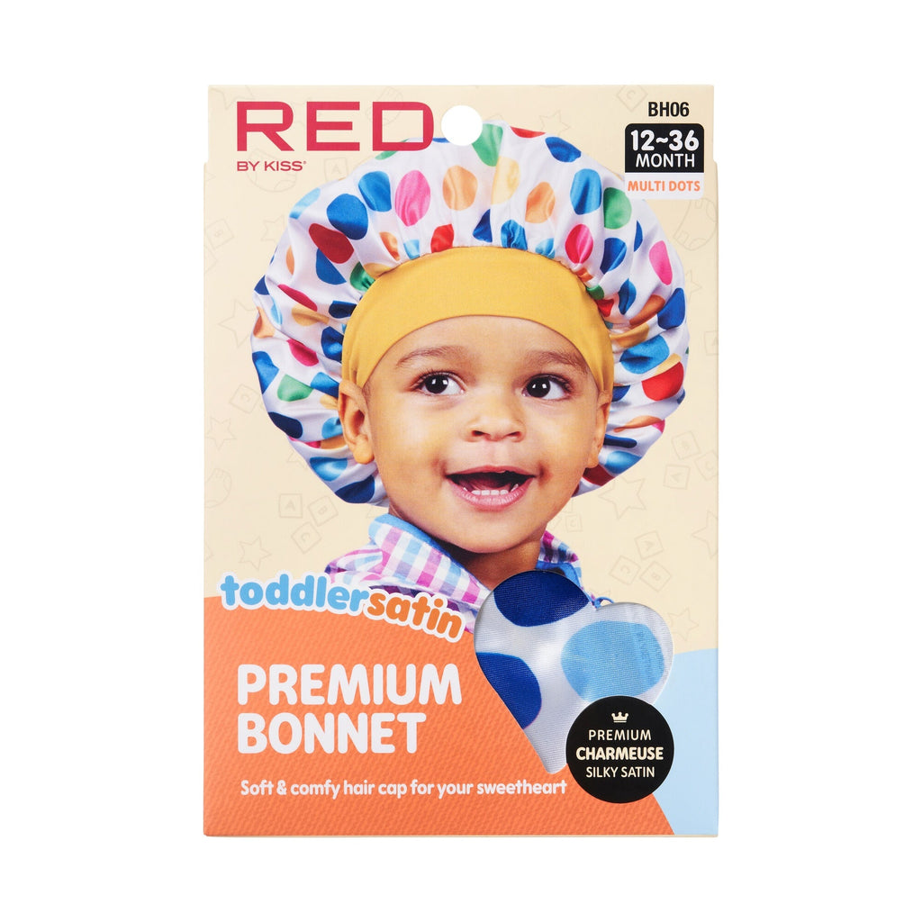 RED by KISS Toddler Satin Bonnet official pack